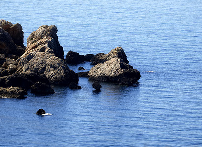 沿海岩石冒险医学假期风景地震环境场景蓝色天蓝色海岸背景图片