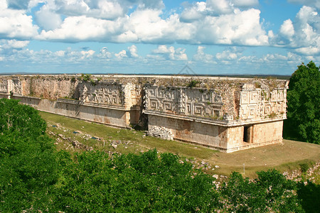 玛雅人建筑物高清图片