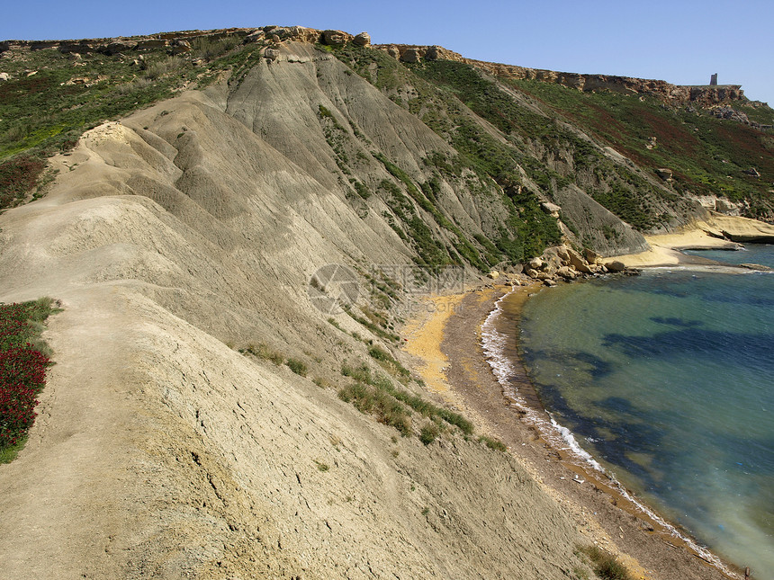 Clay 丘陵沙丘爬坡道天际海洋山坡风景环境生态地质植物群图片