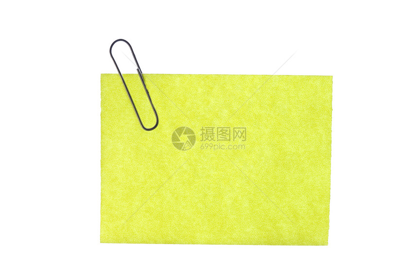 空白白纸笔记纸邮寄记忆软垫笔记公告划痕黄色工作白色图片