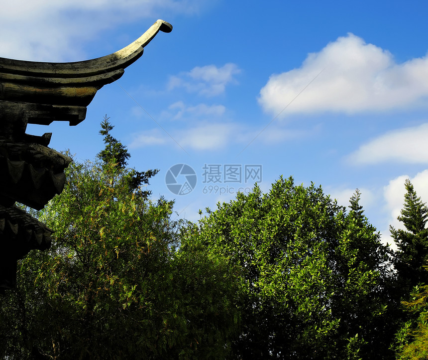 亚洲花园植物学建筑学寺庙宝塔历史性平衡佛教徒叶子旅行冥想图片