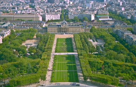 巴黎旅行广场战神地区游客城市首都全球地标高清图片