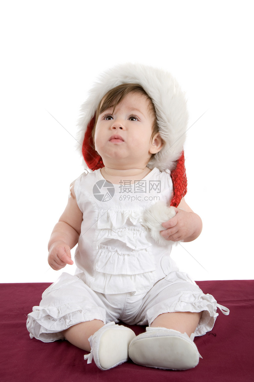 圣诞婴儿季节女婴孩子女孩季节性孩子们庆典图片