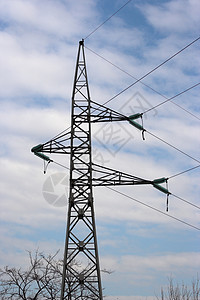 分布线力量工程电线背景图片