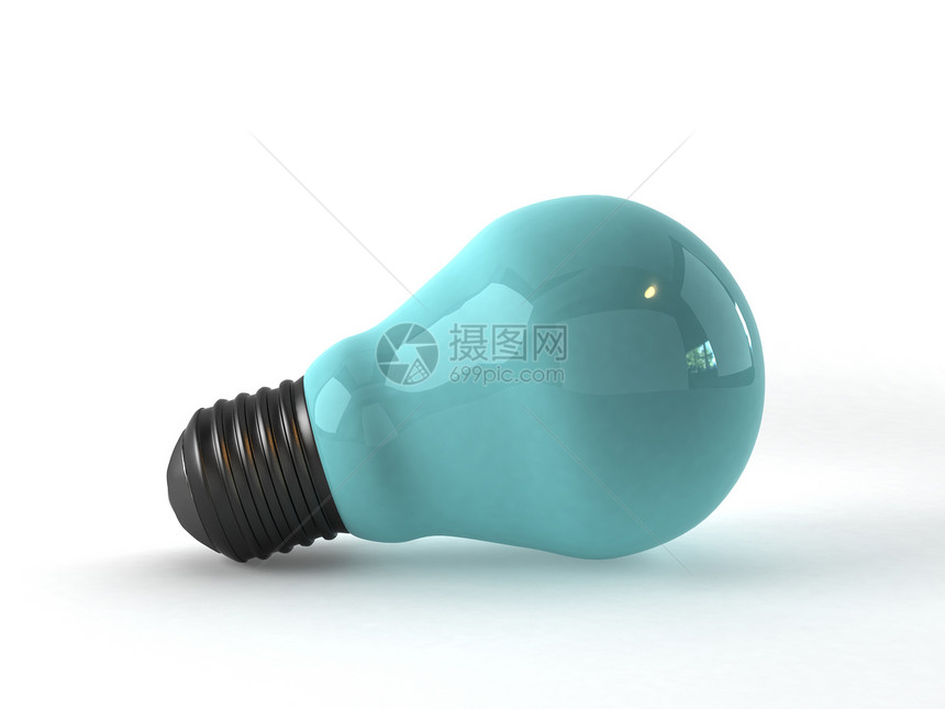 3 d 灯泡b线条照明玻璃蓝色力量活力天空电气图片