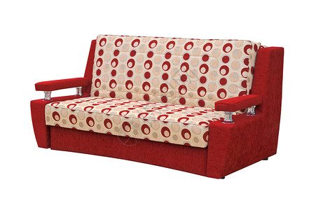 沙发风格装饰红色优雅软垫座位柔软度枕头扶手椅家具背景图片