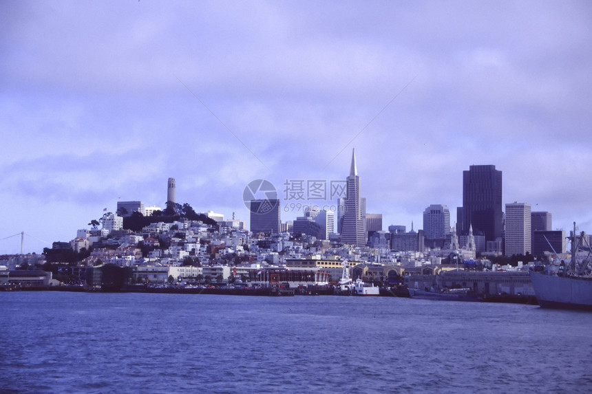 旧金山要塞旅行公园全景地标城市景观国家图片