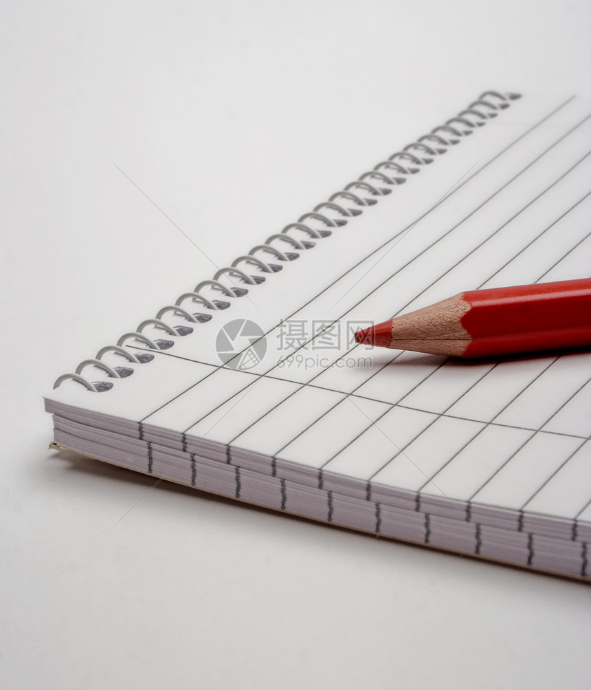 笔记本和铅笔蓝色草图绘画工艺笔记艺术软垫黑色红色工具图片