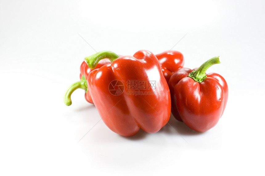 红胡椒蔬菜绿色白色活力红色图片