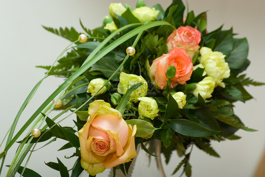 玫瑰花朵花卉工作花艺师创造力编队植物花店传统点缀图片