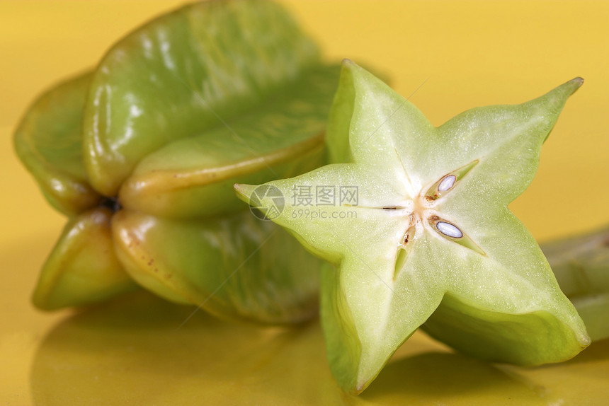 卡拉曼布拉语Name热带情调星星黄色水果食物异国饮食种子图片