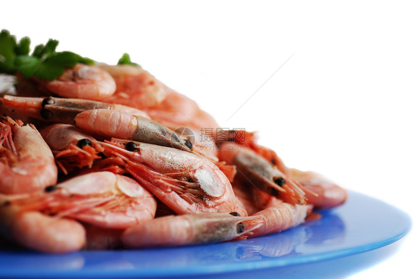 虾黄色食物海鲜盘子美食解析红色营养节食海洋图片