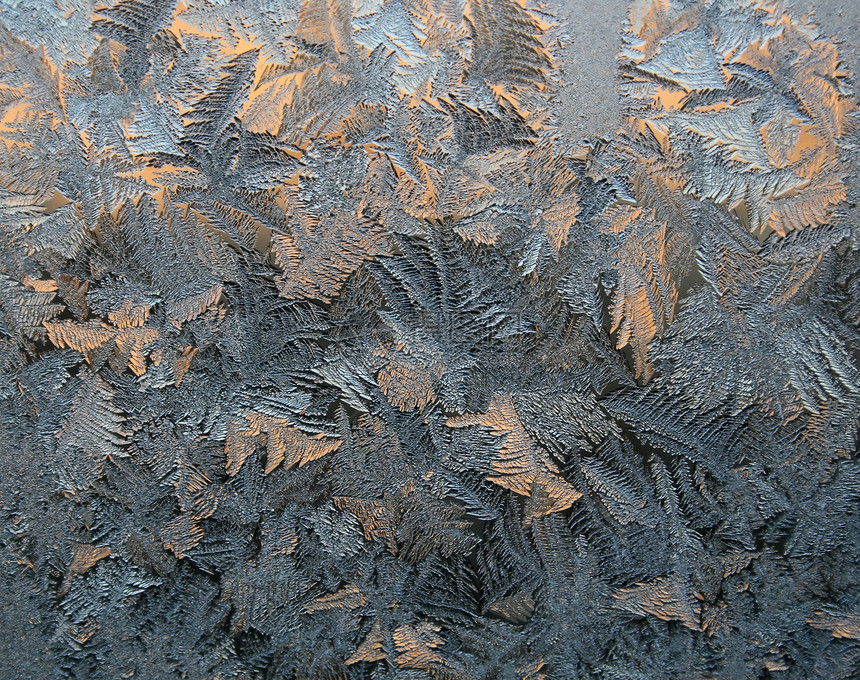 FFrost 模式装饰品火花季节纹理水晶雾凇冻结玻璃蓝色图片