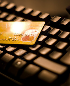 电子商务卡片电子信用电脑背景图片