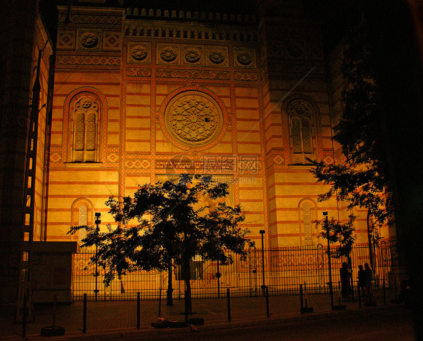 布达佩斯犹太教堂(匈牙利)图片
