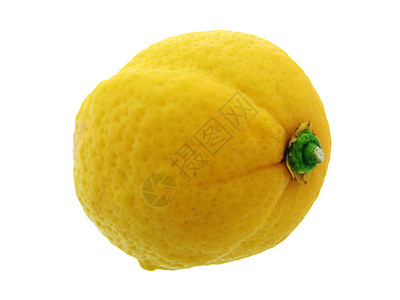 柠檬活力白色水果黄色食物背景图片