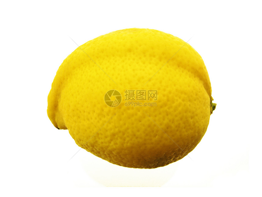 柠檬水果活力黄色食物白色图片