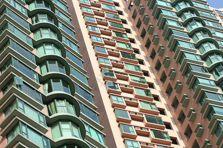 基础背景建筑眼镜公寓绿色背景图片