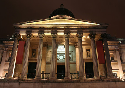 古典横幅素材国家美术馆英语地标横幅博物馆画廊建筑学遗产艺术背景