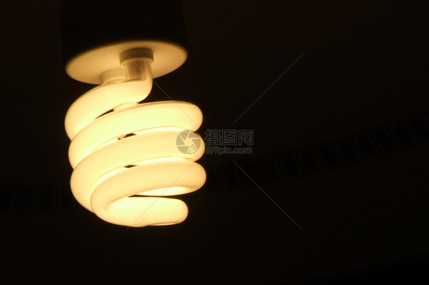 生态光环境力量活力螺旋灯泡图片