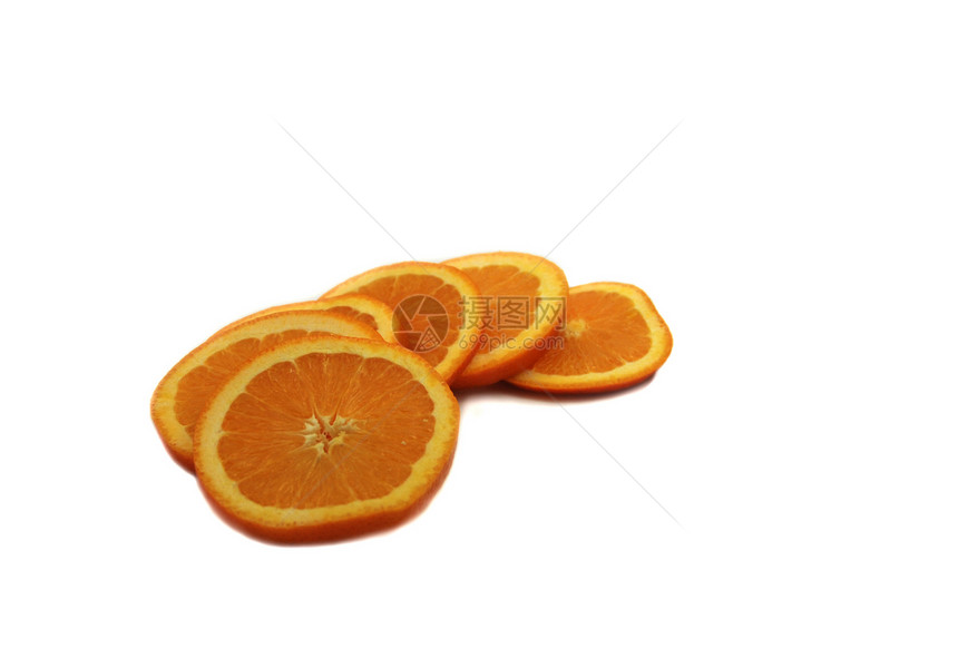 新鲜橙子切片水果果胶果味饮料维生素叶状抗氧化种子橘子硫胺素图片