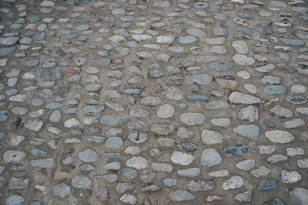 括号车道椭圆形灰色岩石石头小路街道路面背景图片
