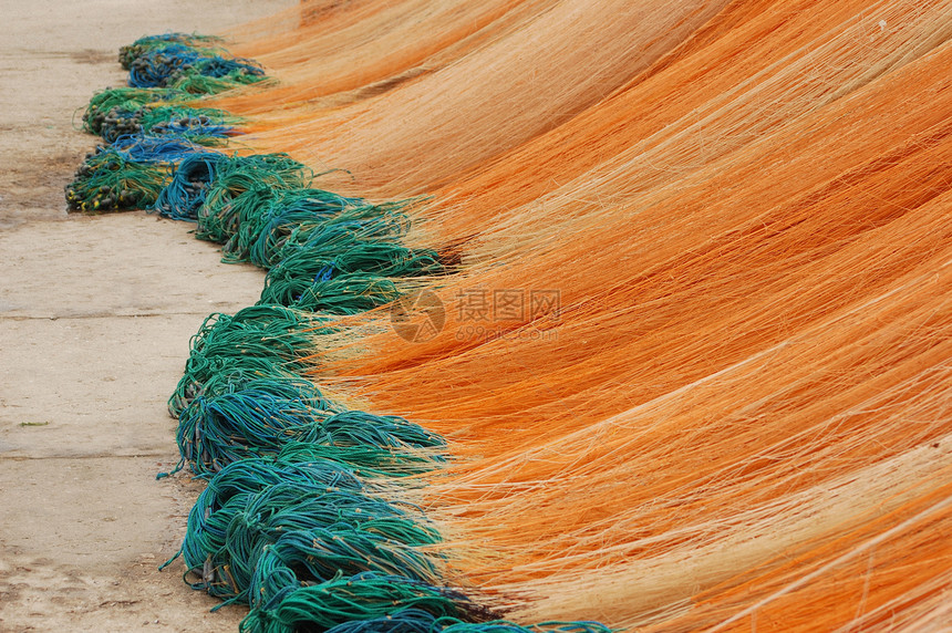 蚊帐钓鱼橙子流网投掷草稿工具拖网网状物海洋绳索图片