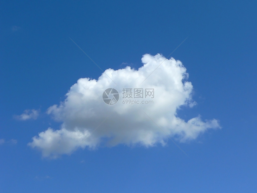 孤独的云天气预报气氛天空天堂白色多云太阳蓝色图片