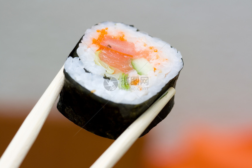 卷寿司木头胡椒图片