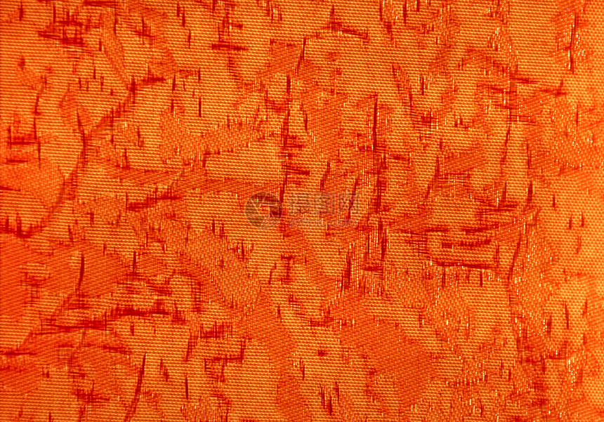 橙色织物 - 纹理图片