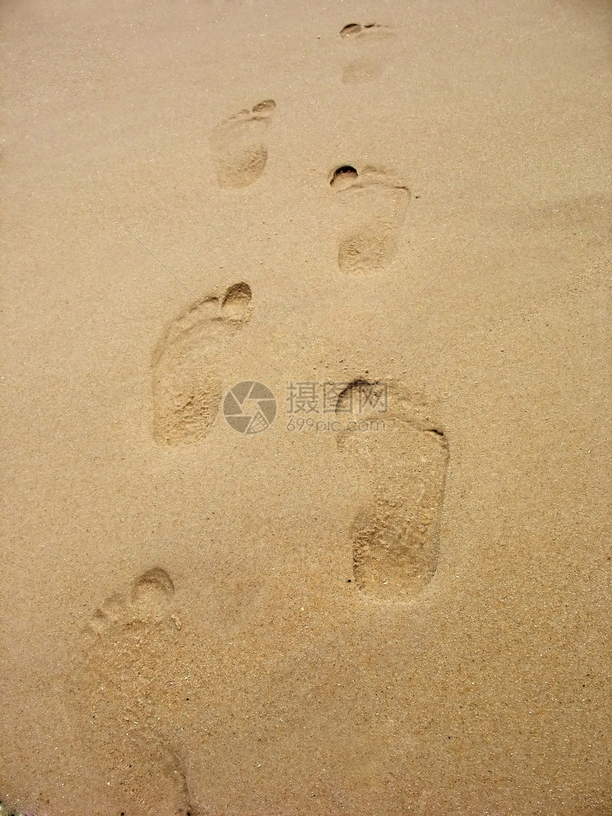 沙沙脚足迹病学海洋赤脚探索海岸线支撑海岸医生营销探险家图片