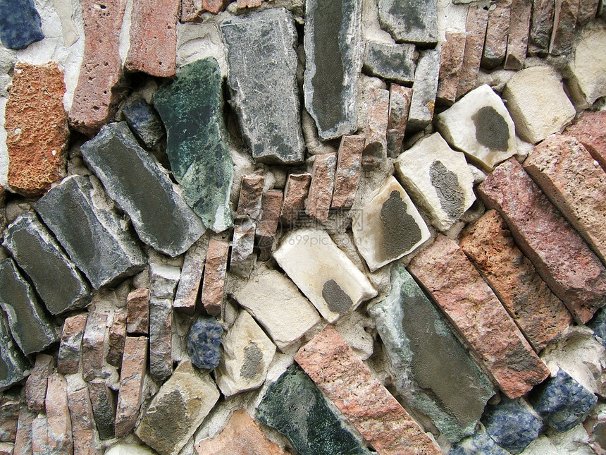 石墙岩石图片