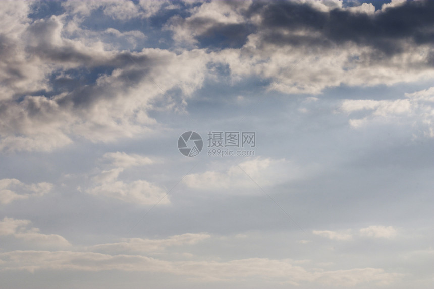云云天空苍穹多云天气雨云天穹蓝色图片