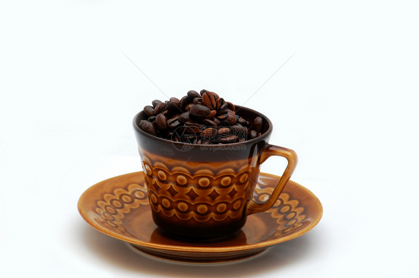 咖啡豆咖啡店拿铁兴奋剂早餐香气活力唤醒豆子餐厅饮料图片