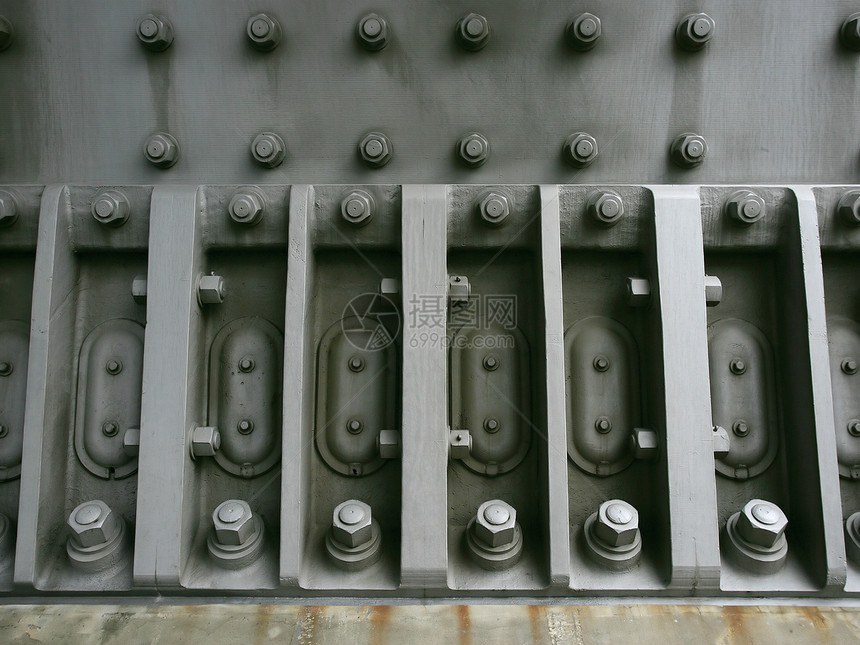 大螺栓防弹机器金属盘子坚果集会盔甲工业机械工厂图片