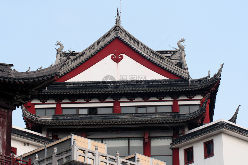 中国寺庙建筑详细设计细节图片