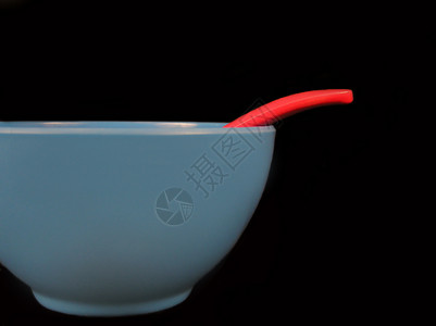 红勺静物厨房红色勺子背景图片