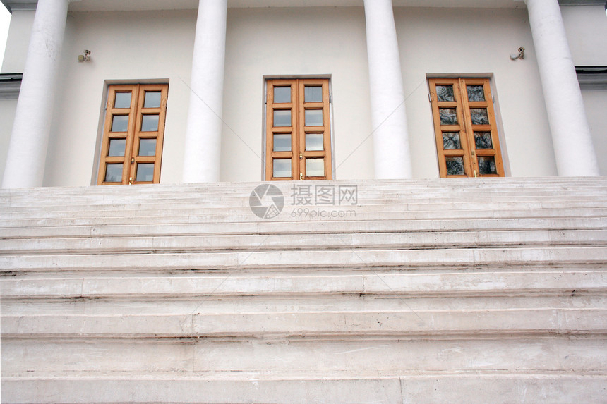 大理石楼梯白色领导建筑大厦柱子建筑学图片