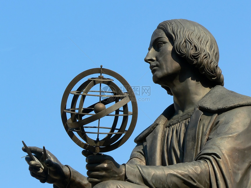 哥白尼雕像星星纪念馆历史天文学家天文学太阳系人脸星盘太阳图片