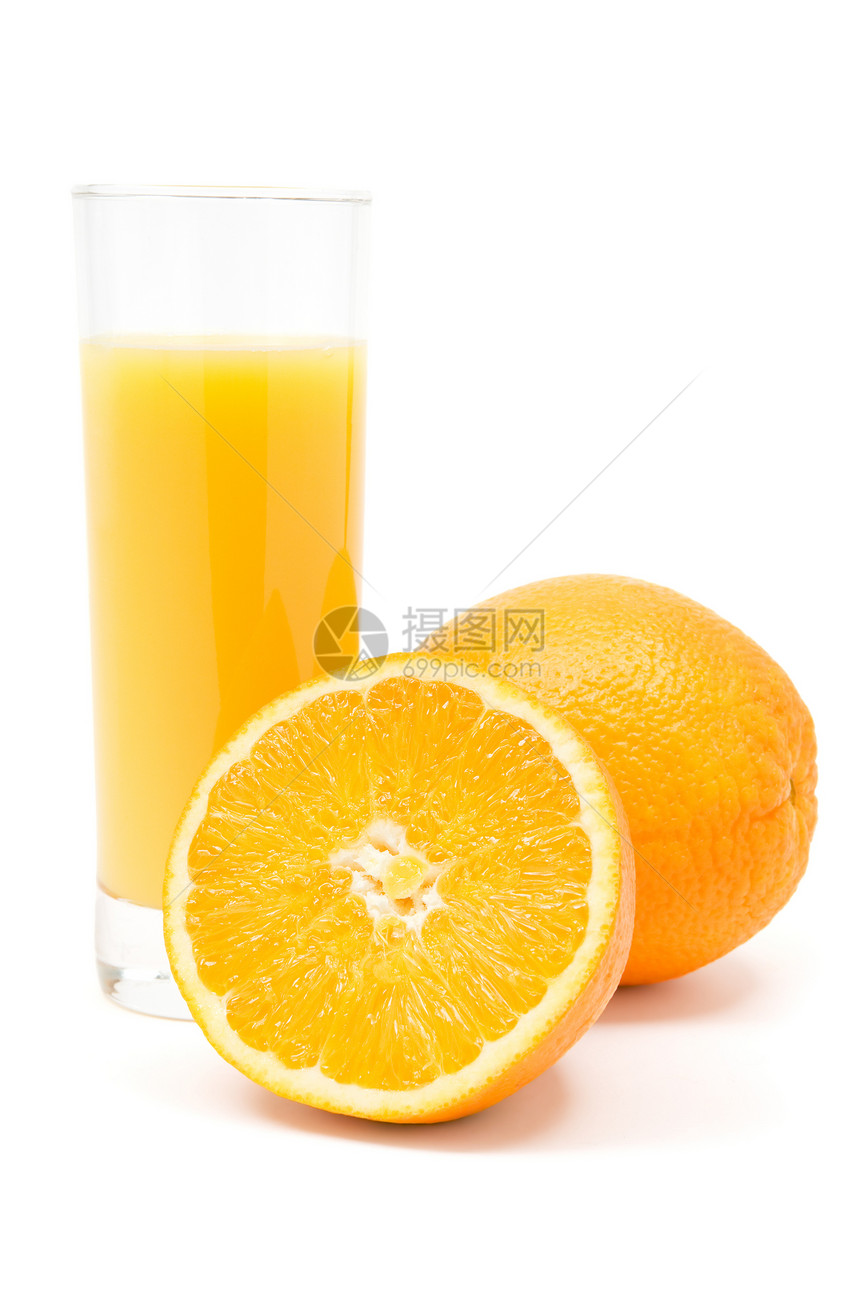 新鲜橙汁营养维生素橙子情调食物热带保健果汁水果花蜜图片