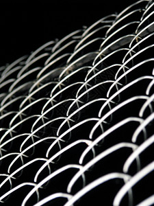 线织网栅栏外壳障碍白色黑色背景图片