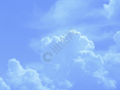 云阴影天空棉布白色天蓝色阳光高度背景图片