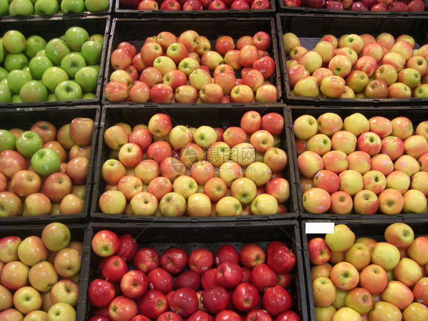 新鲜农地农场食物农贸市场垃圾箱零售黄色饮食水果营养图片