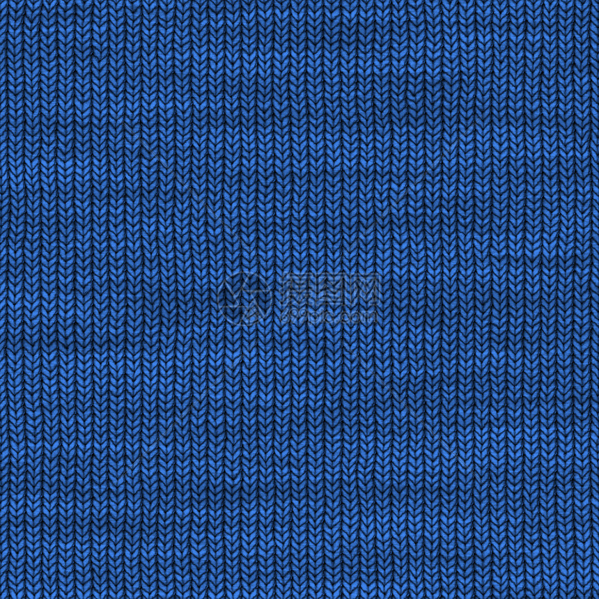 缝线纹理蓝色牛皮纸毯子帆布纤维材料无缝地针织工艺线程图片
