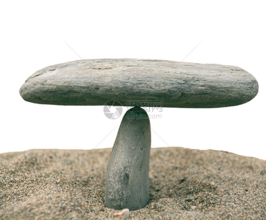 平衡鹅卵石精神花岗岩头脑岩石建筑卵石灵魂哲学房子图片