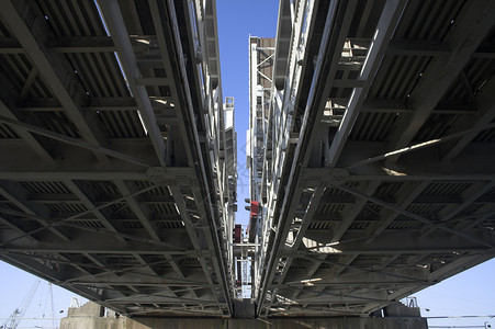 安特卫普港的桥梁图片