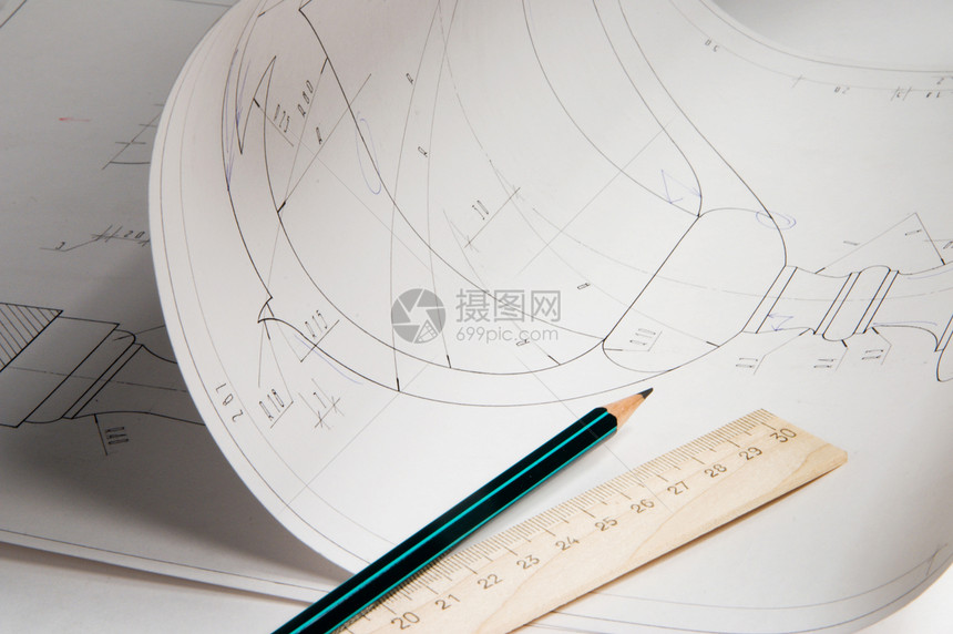 草稿作者数字房子工作建筑师建筑建筑学编辑设计师插图图片