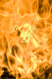 火焰燃烧危险篝火烟雾木头橙子煤炭点燃力量活力黑色背景图片