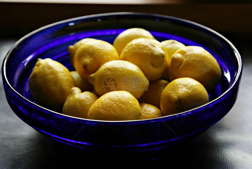 一碗柠檬水果食物图片
