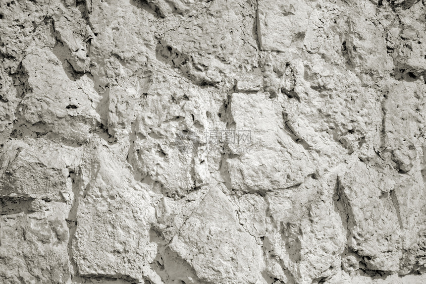 石墙石灰石宏观石膏古董材料力量石匠建筑边界鹅卵石图片